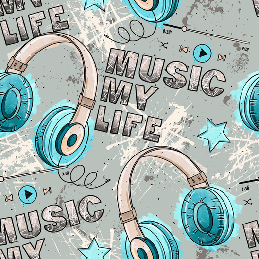 French Terry Music My Life - Benny & Jenny