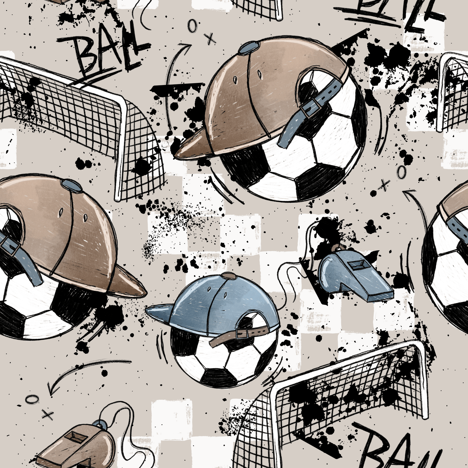 Fußball Scratch Beige - Vorbestellung - Benny & Jenny