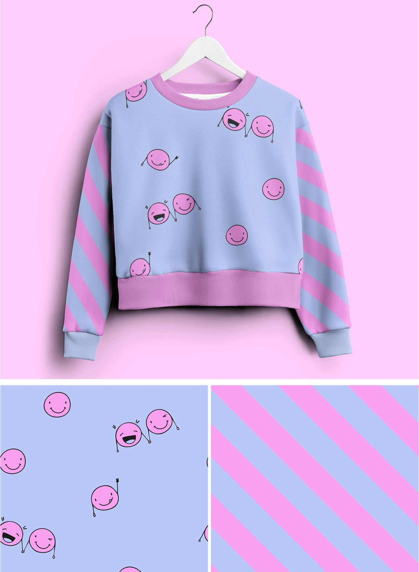 Happy Stripes Blue Blush - Vorbestellung - Benny & Jenny