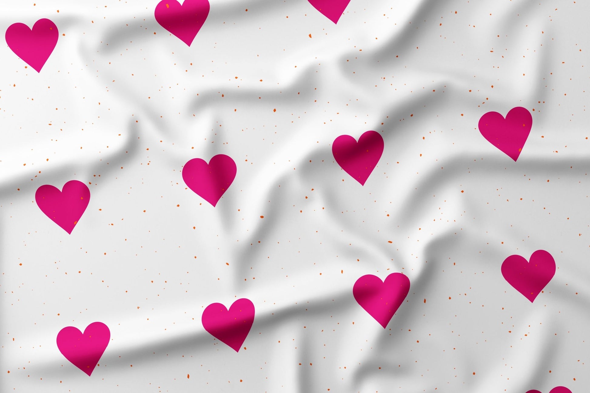 Jersey Little Hearts Pink - Benny & Jenny
