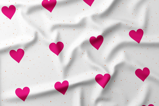 Jersey Little Hearts Pink - Benny & Jenny