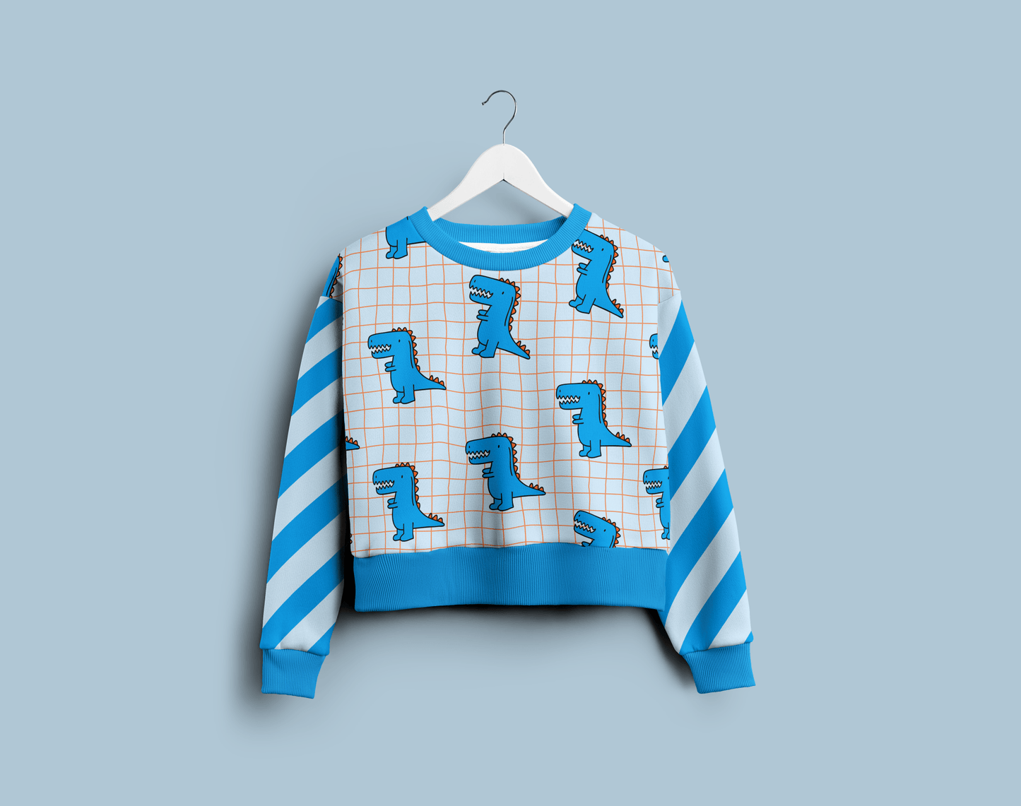 Kombi Dino Blue Stripes - Vorbestellung - Benny & Jenny