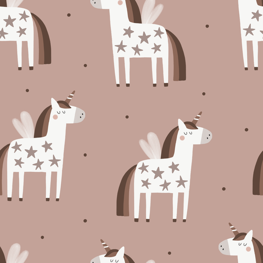 French Terry Unicorn Star Terra - Vorbestellung