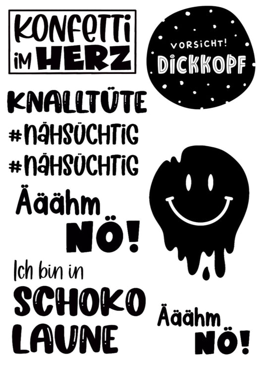 Rub - on Sticker „Mix“ - Benny & Jenny