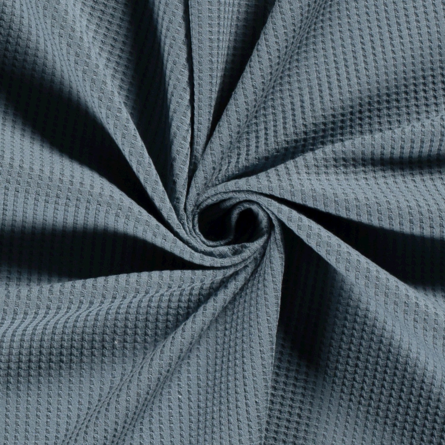 Soft Waffeljersey Stahlblau - Benny & Jenny