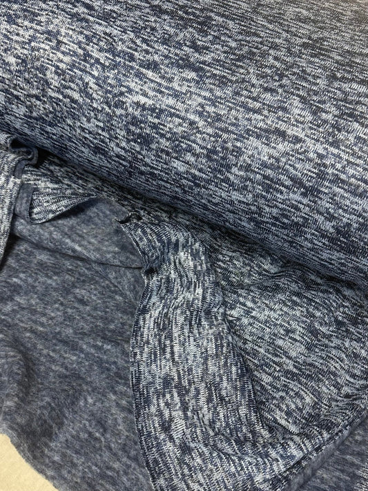 Strick Sweat Blau meliert - Benny & Jenny