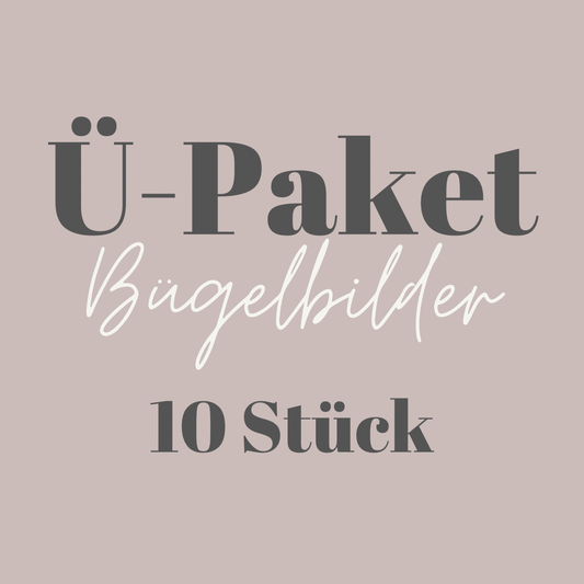 Ü - Paket Bügelbilder 10 Stück "Jungs" - Benny & Jenny