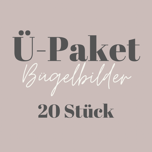 Ü - Paket Bügelbilder 20 Stück "Jungs" - Benny & Jenny