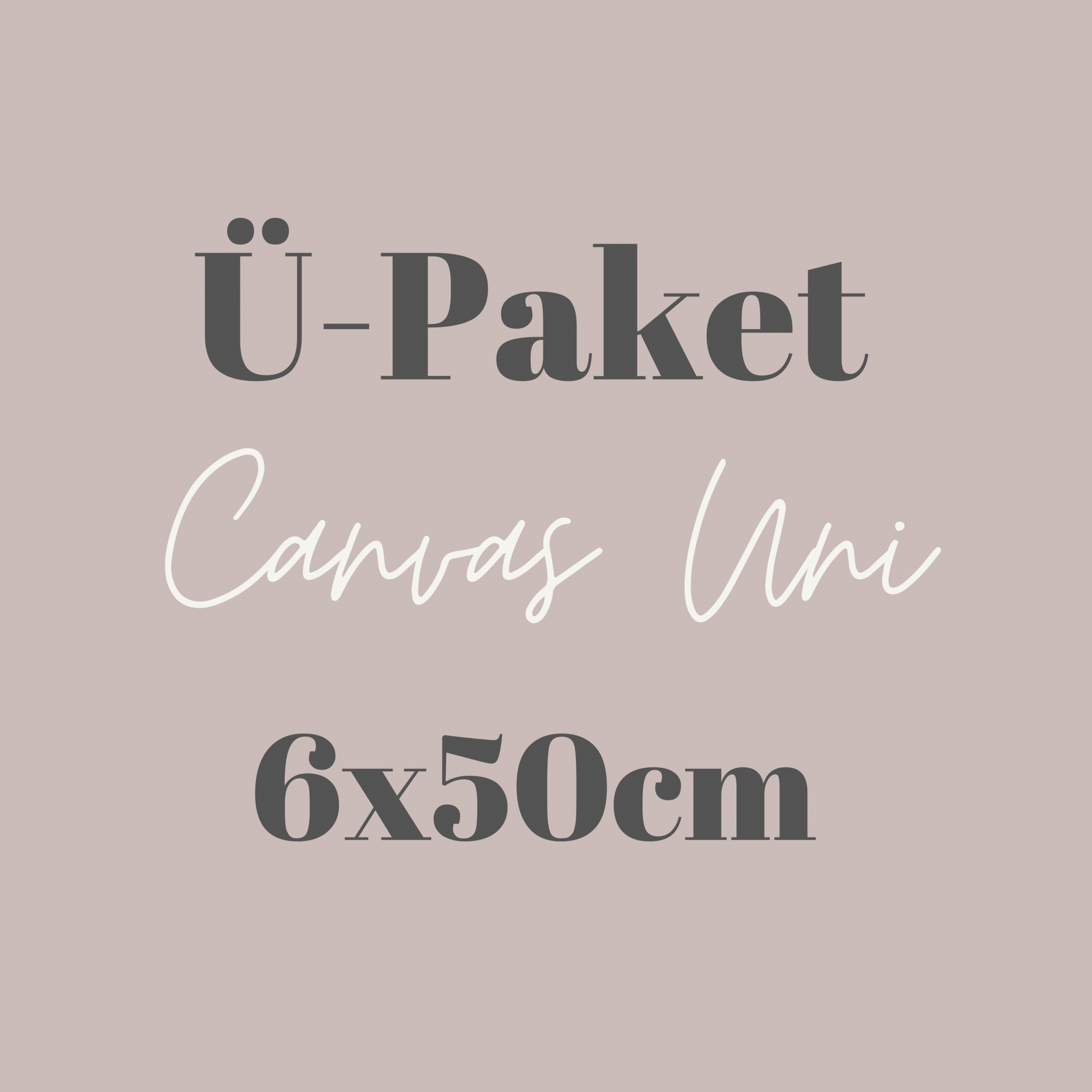 Ü - Paket Canvas Uni - Benny & Jenny